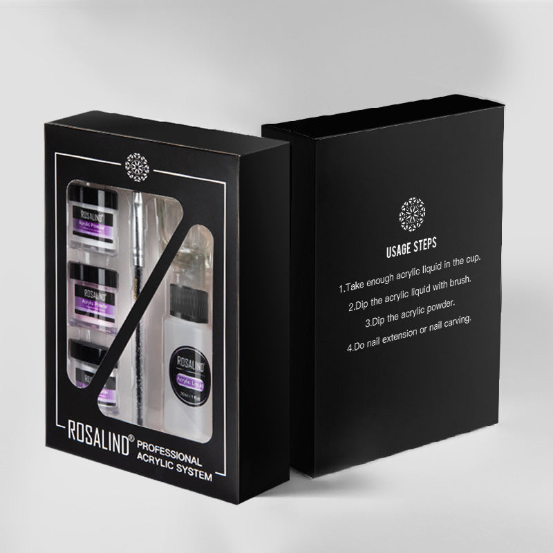 Professional Acrylic Nail Powder System Kit