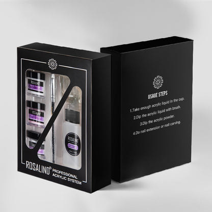 Professional Acrylic Nail Powder System Kit