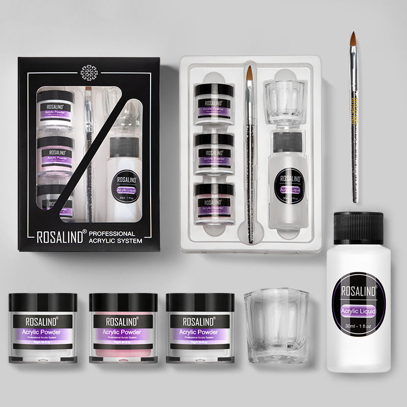 Professional Acrylic Nail Powder System Kit