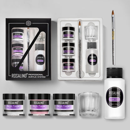 Professional Acrylic Nail Powder System Kit