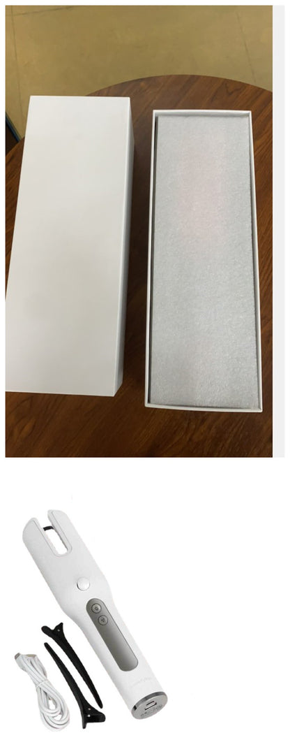 Wireless Automatic Hair Curler – USB, LCD, Ceramic Heating