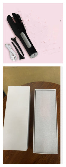 Wireless Automatic Hair Curler – USB, LCD, Ceramic Heating