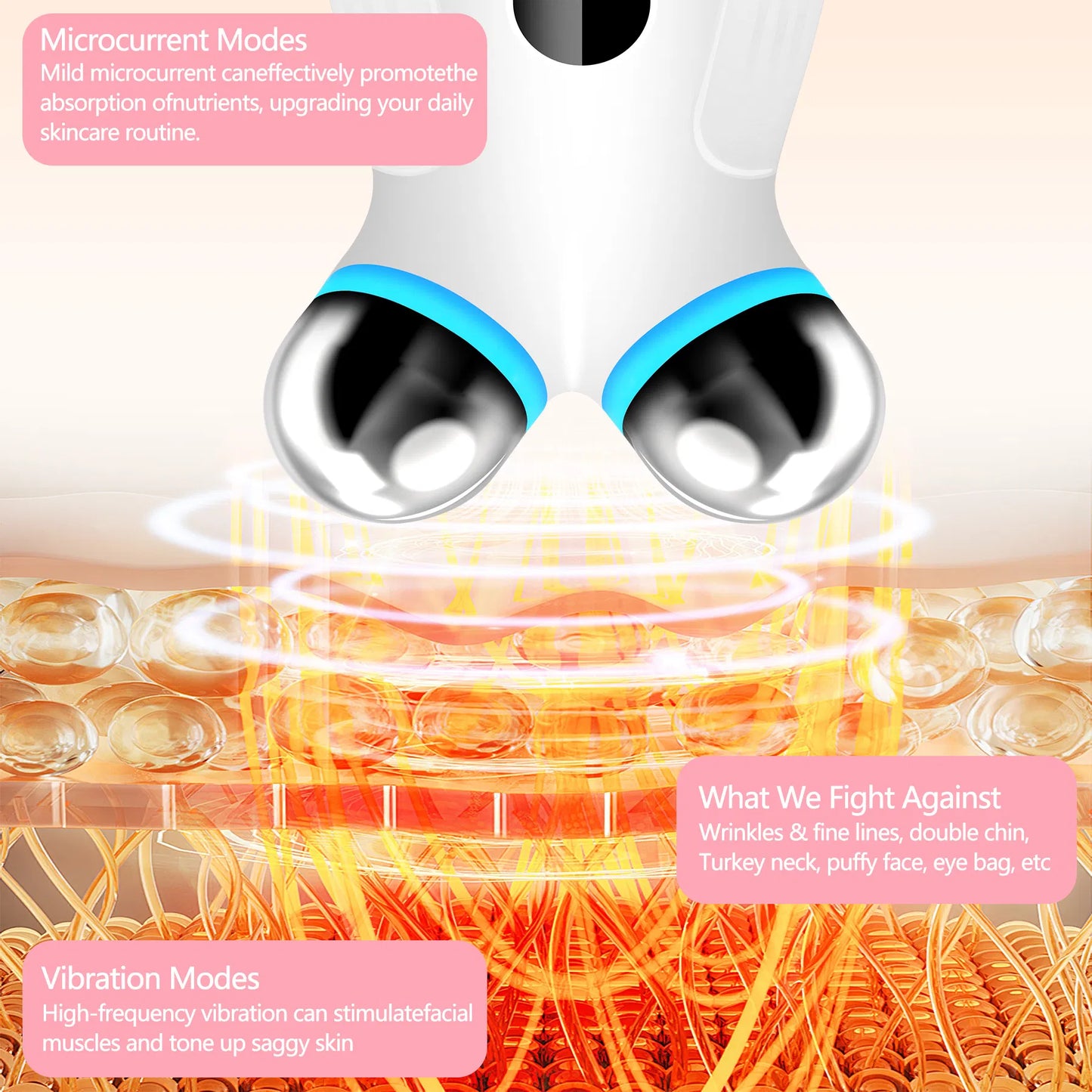Microcurrent Facial Device – Anti-Aging & Wrinkle Reducer
